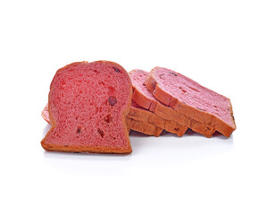 sliced bread isolated on white background