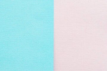 Fototapeta premium Pink and light blue pastel paper color for background