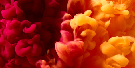 Paint splash. Bright abstract background