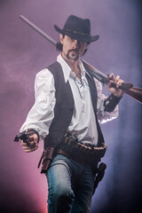 Wild West cowboy. The character