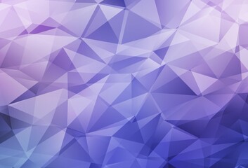 Fototapeta premium Light Pink, Blue vector abstract mosaic background.