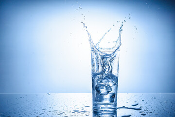 Glass of water