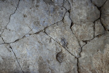 concrete cracked surface