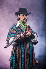 Obraz premium Wild West cowboy. The character