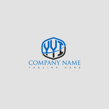 YYI/YYT Letter Logo Design Cross Monogram Icon.	