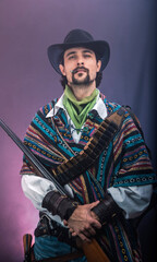 Wild West cowboy. The character