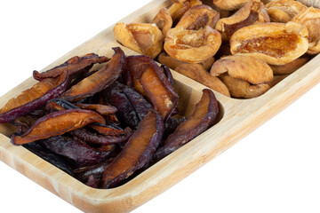 Healthy food .. Dried fruits, dried plum, dried apricots