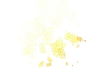 Light Yellow vector pattern with artificial intelligence network.