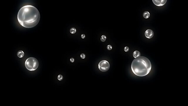 sphere polygon explode light particle animation