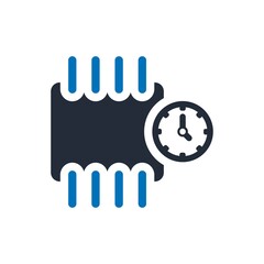 Obraz premium Processing schedule icon
