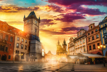 Obraz na płótnie Canvas Prague old town