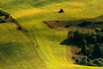 bicycles in the mountains