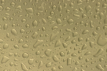 Water drop on glass, background and texture
