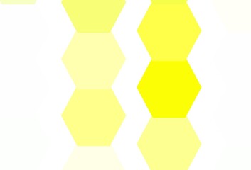 Light Green, Yellow vector texture with colorful hexagons.