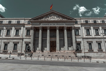 Fototapeta na wymiar Congreso de los diputados, Madrid