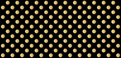 Gold polka dots pattern, colorful holiday background - vector abstract background © bebuntoon