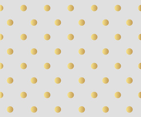 Color gold polka dot pattern, Gold Design Templates, holiday background vector illustration.