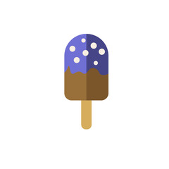 Ice Cream flat icon. Color simple element from summer tourism collection. Creative Ice Cream icon for web design, templates, infographics and more