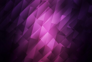 Obraz premium Dark Purple vector texture in rectangular style.