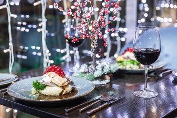 Christmas dinner for two 2020