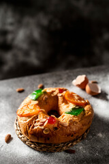 roscon de reyes, spanish three kings cake