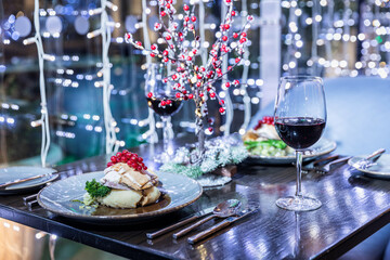 Christmas dinner for two 2020