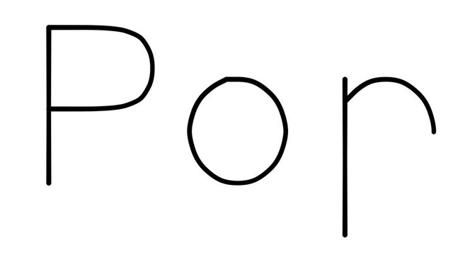 Pop Handwritten Text Animation in Various Sans-Serif Fonts and Weights
