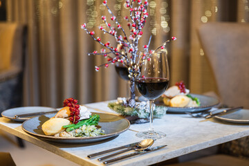 Christmas dinner for two 2020