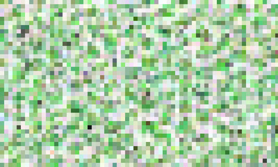 green mosaic pattern