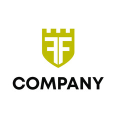 Obraz premium FF with shield logo