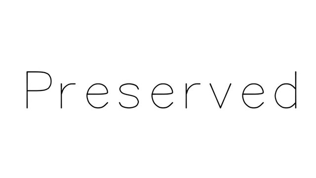 Preserved Handwritten Text Animation in Various Sans-Serif Fonts and Weights