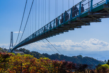 Obraz premium 三島の大吊り橋