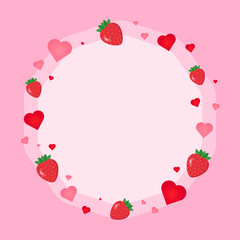 This is a cute Valentine&rsquo;s Day background. Cute vector card. 