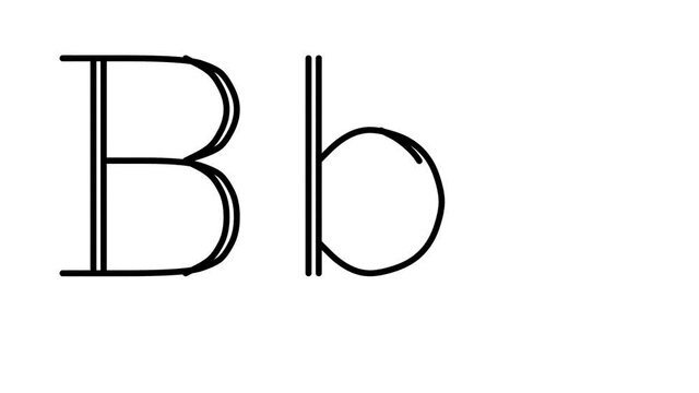Bbq Animated Handwriting Text in Serif Fonts and Weights