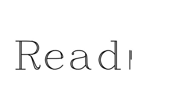 Readme Animated Handwriting Text in Serif Fonts and Weights