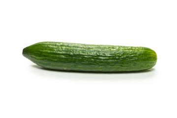 Cucumber isolated on white background.