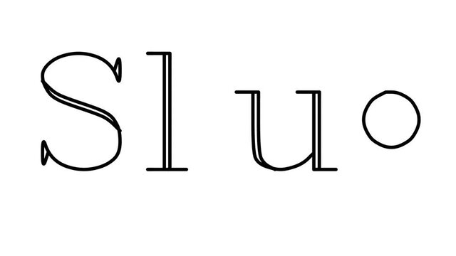 Slug Animated Handwriting Text in Serif Fonts and Weights