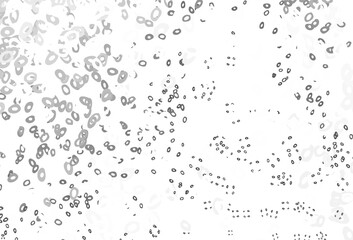 Light Silver, Gray vector template with circles.