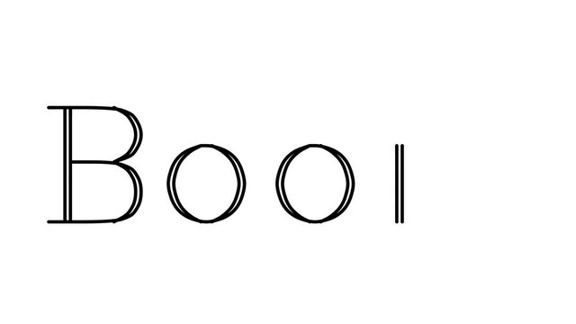 Boom Animated Handwriting Text in Serif Fonts and Weights