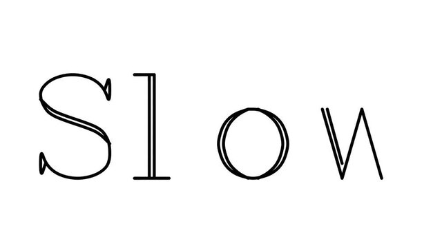 Slow Animated Handwriting Text in Serif Fonts and Weights