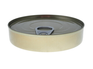 Still life of canned food in different types of cans