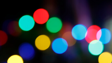 abstract bokeh light. christmas festival