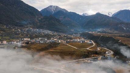 river in the mountains