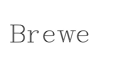 Brewery Animated Handwriting Text in Serif Fonts and Weights