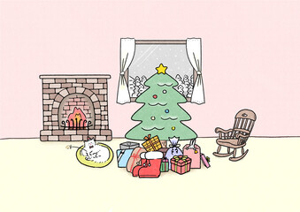 クリスマスイメージイラスト