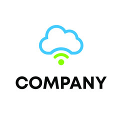 cloud with signal logo