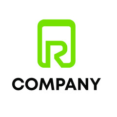R phone logo design