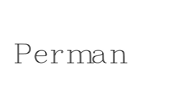 Permanent Animated Handwriting Text in Serif Fonts and Weights