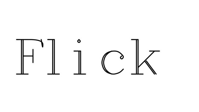 Flickr Animated Handwriting Text in Serif Fonts and Weights
