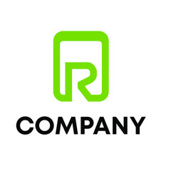R phone logo design